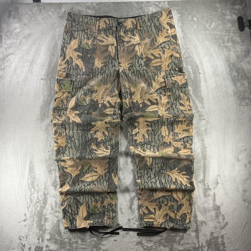 Avid Outdoor Cargo Pants Mens 40x31 Camo Canvas Relaxed Hunting Utility Workwear - Picture 10 of 16